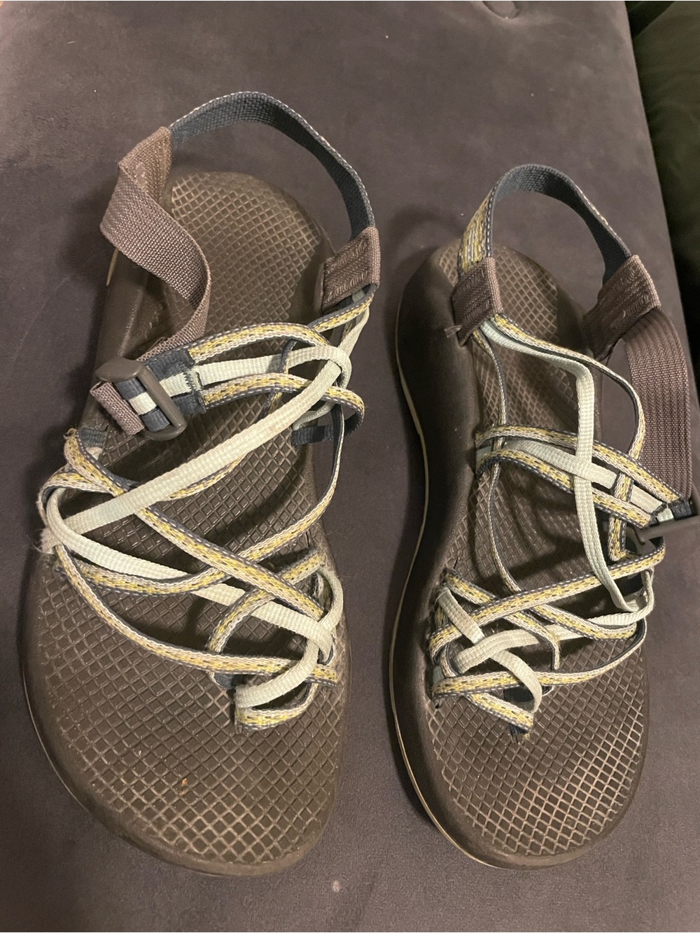 Chaco Women's Green/Black Sandals